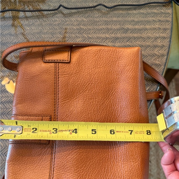 J. Crew Brown Leather Crossbody Bag - Picture 11 of 12